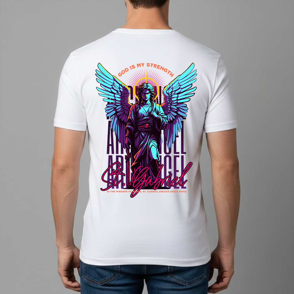 Camiseta Masculina Estampa Estátua Anjo Dry Fit Conforto Blusa T-Shirt Academia Tamanho P GG