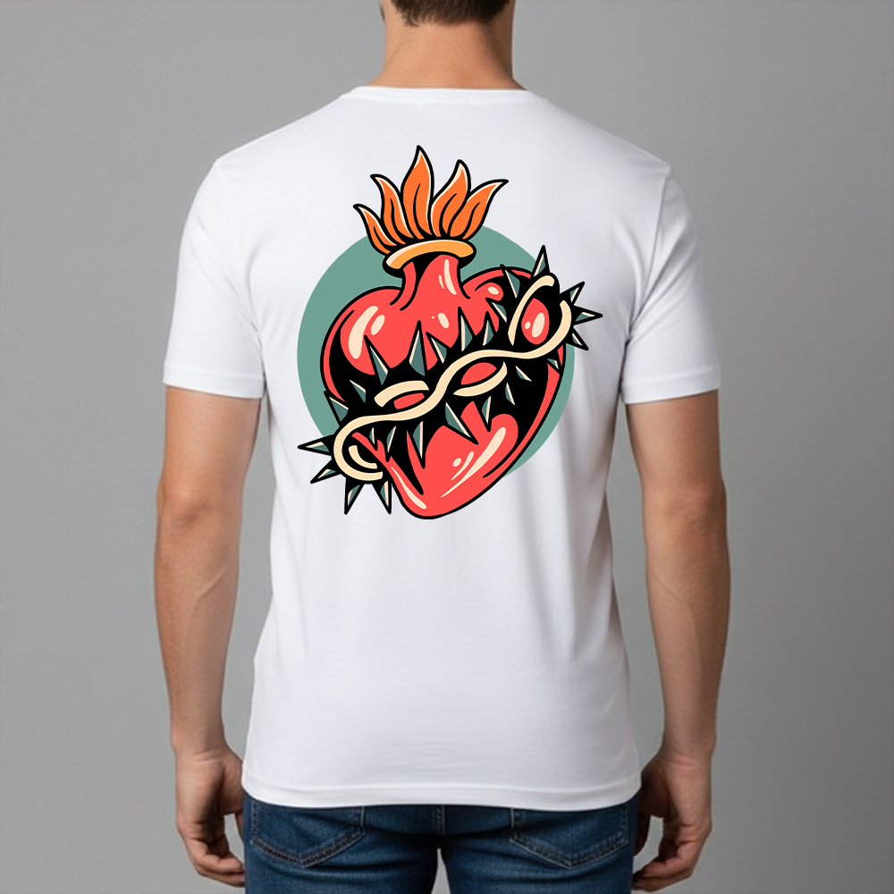 Camiseta Masculina Estampa Coraça Espinhoso Dry Fit Conforto Blusa T-Shirt Academia Tamanho P GG