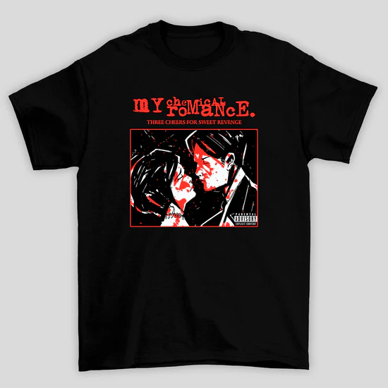 Camisa Premium My Chemical Romance Three Cheers Blusa Unissex Camiseta 100% Algodão
