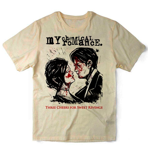 Camiseta Algodao My Chemical Romance Three Cheers For Sweet Revenge Unissex