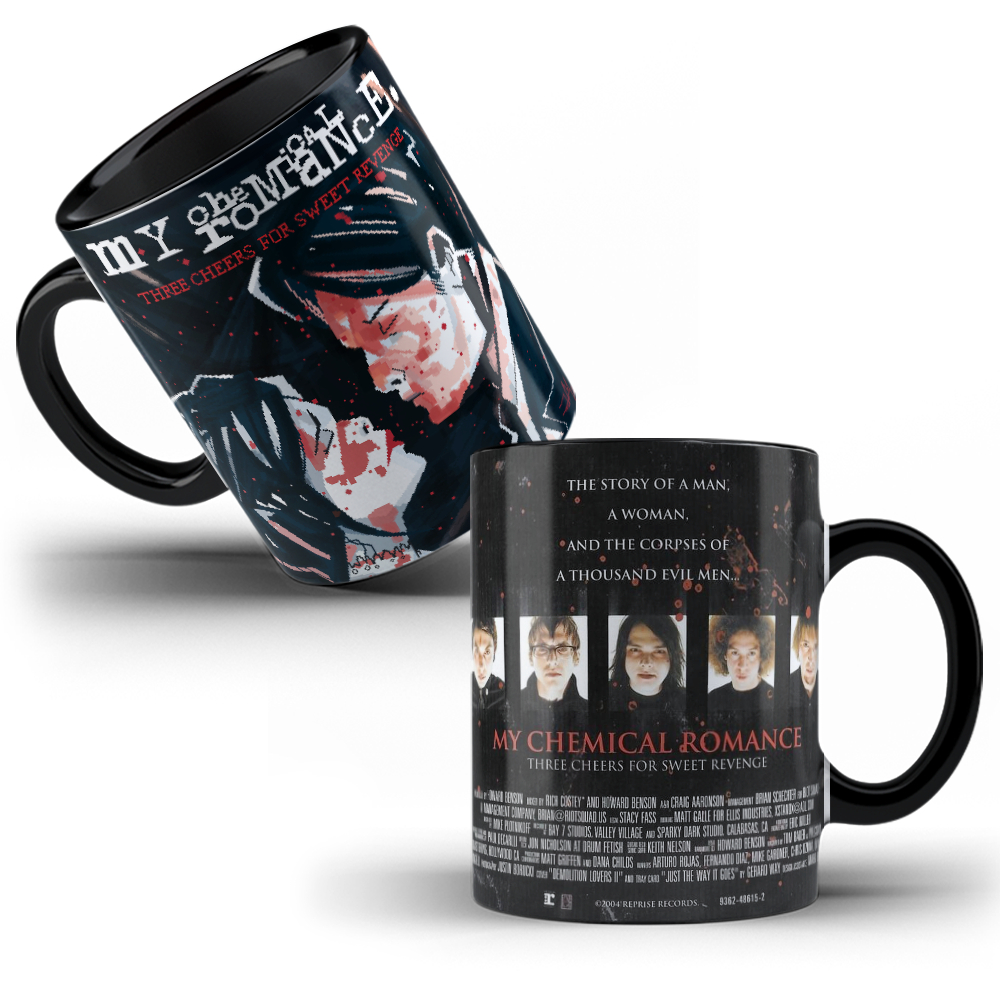 Caneca Personalizada Banda My Chemical Romance Three Cheers for Sweet Revenge