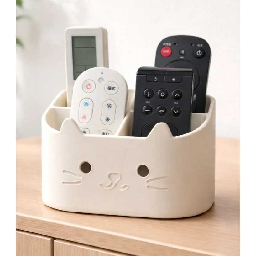 Porta controle cara de gatinho