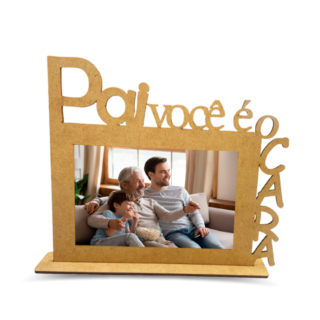 Porta Retrato Presente Lembrancinha Dia Dos Pais Pai Você É O Cara Kit 10 und