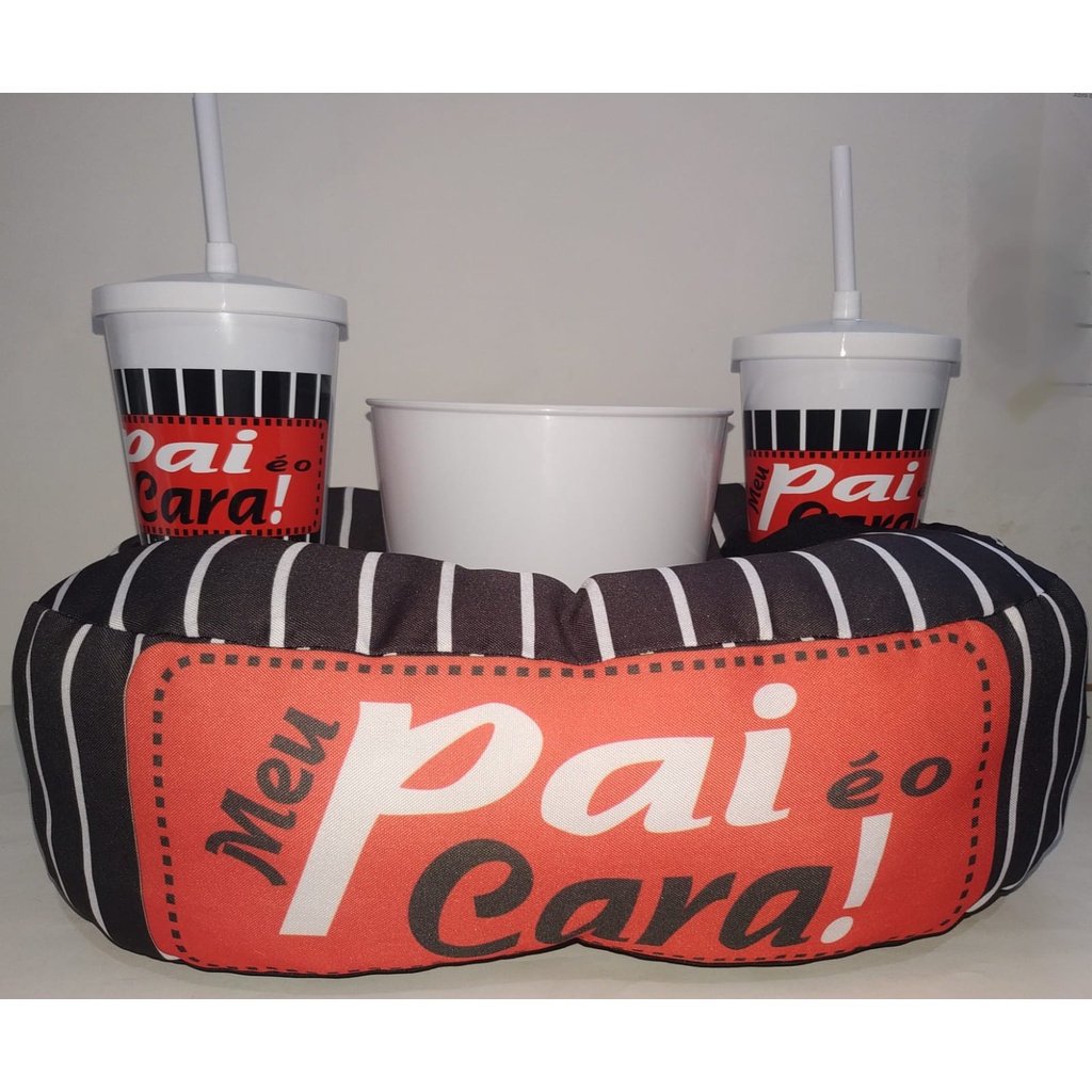 Kit Almofada Porta Pipoca Casal 