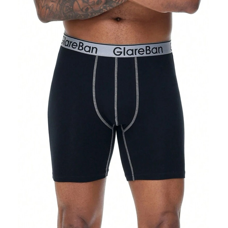 1 Cueca Boxer Média/Longa Masculina Moda Masculina Calcinhas Boxer Confortáveis