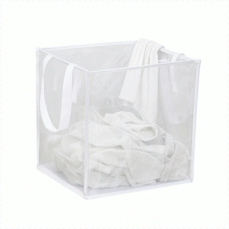 [Portátil e Grande] Foldable Laundry Basket  Clothes Storage Bin with Handles