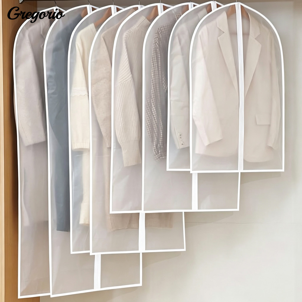 Garment Bag for Closet Suit Protector Hanging Eva Dustproof Clothing Cover Breathable Coat Wardrobe Organizer Clothes St