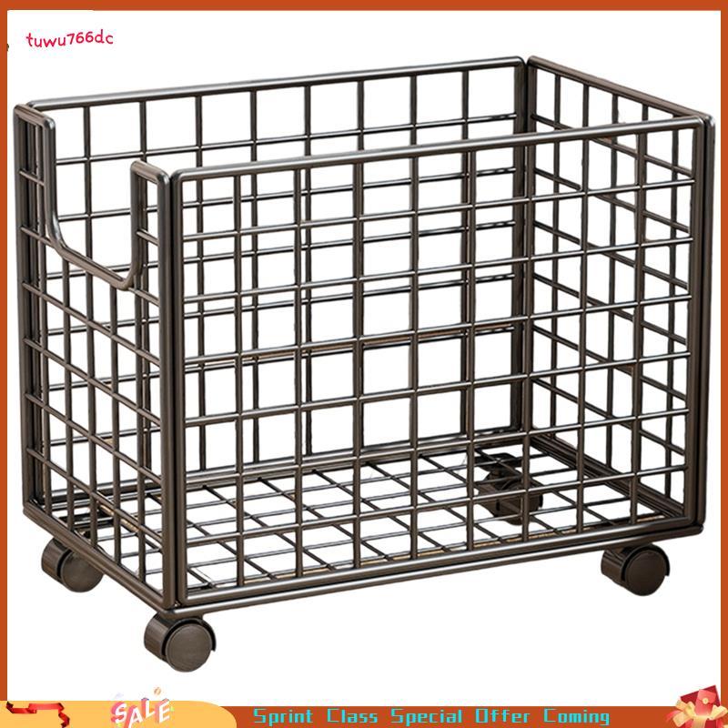 [Entrega Rápida BR] Batoom Nordic Iron Clothes Basket Fre Home Use Dir Lavanderia Cesto Armazenamento Utili