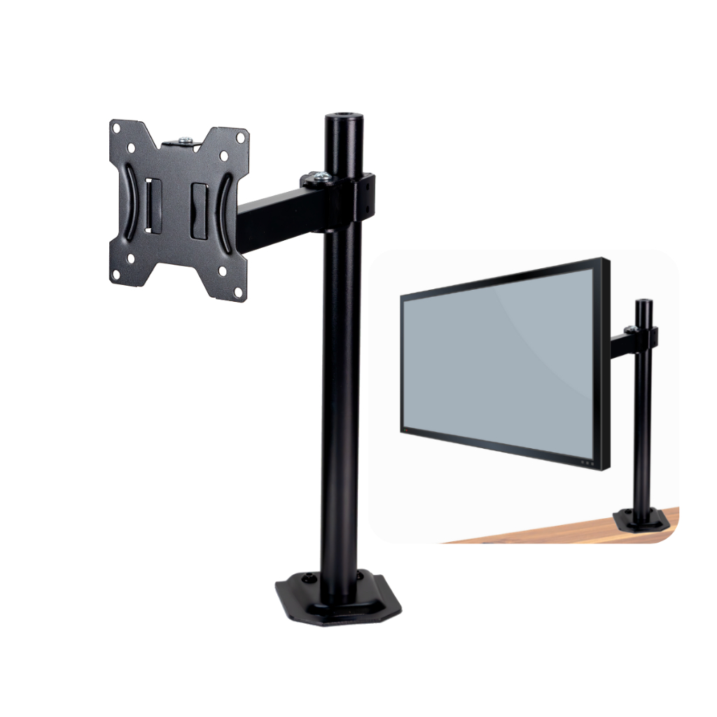 Suporte Articulado de Mesa MXT AR-201 para Monitor e TV 13 a 32 Polegadas até 8kg com Ajuste de Altura e Inclinação