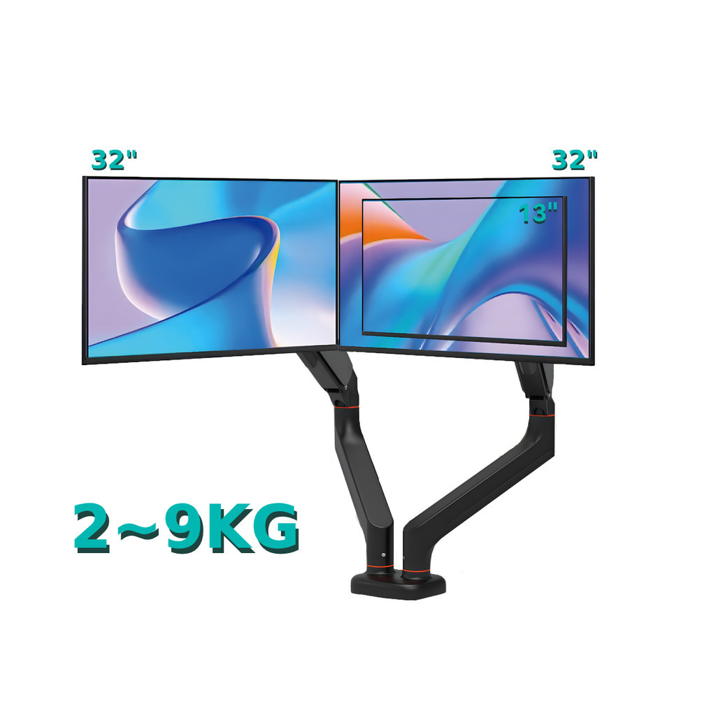 Suporte Duplo Articulado para 2 Monitores 13