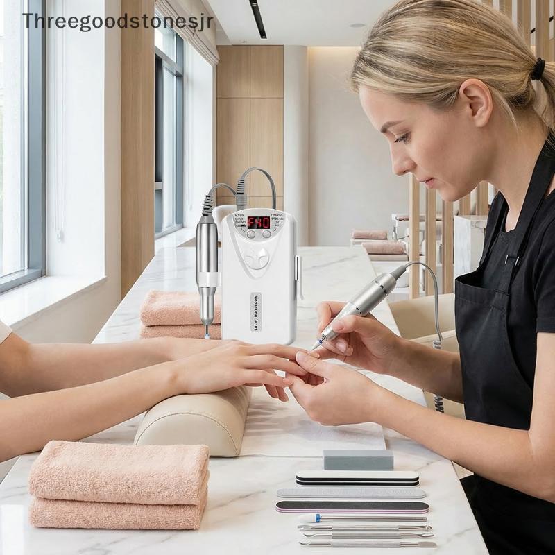 TGS Professional 40000RPM Recarregável Broca De Unhas E Kit De Polimento Para Manicure Pedicure JR