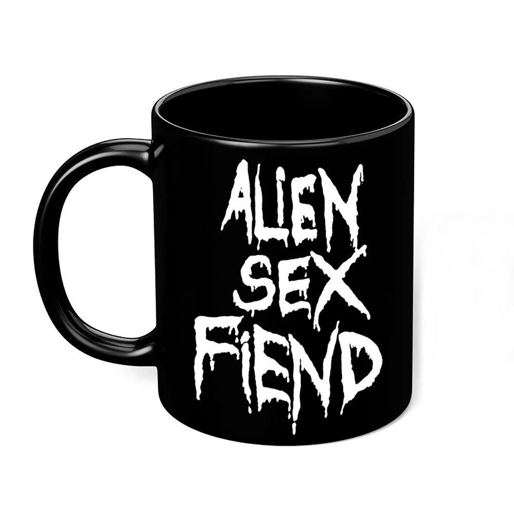 Caneca Preta Alien Sex Fiend bandas goticas pos punk wave