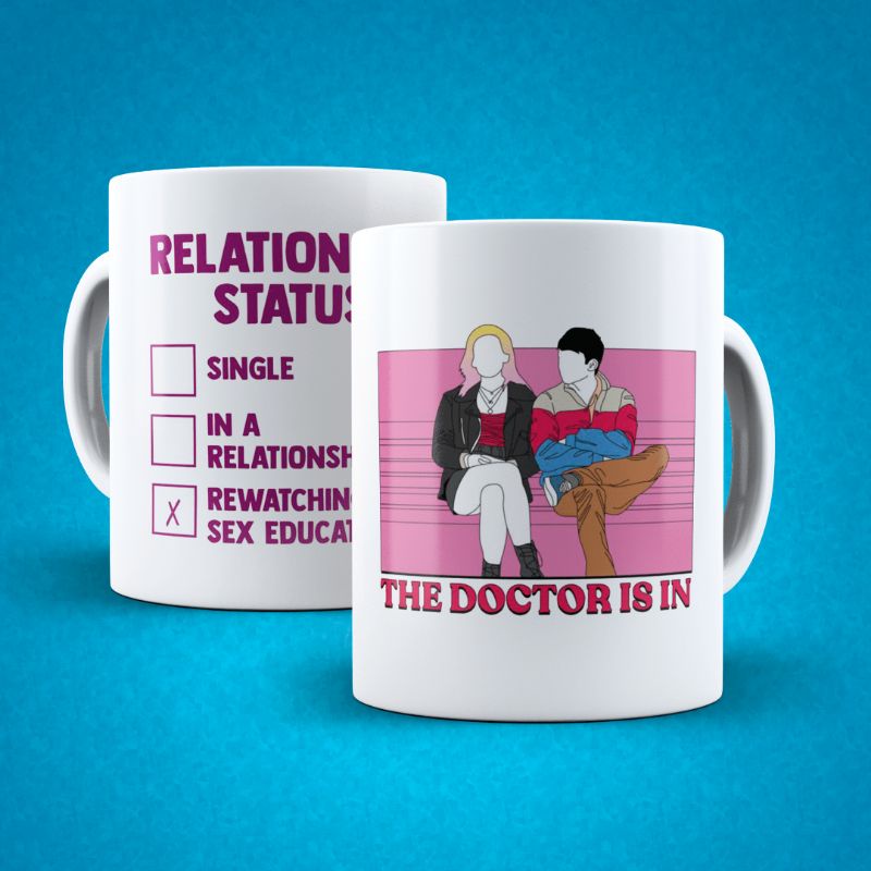 Caneca Sex Education - The Doctor is in (Porcelana)