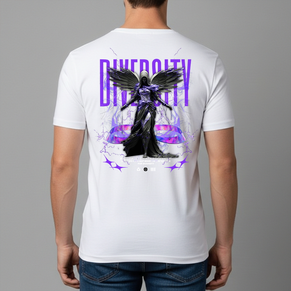 Camiseta Masculina Estampa Estatua Diversity Dry Fit Conforto Blusa T-Shirt Academia Tamanho P GG