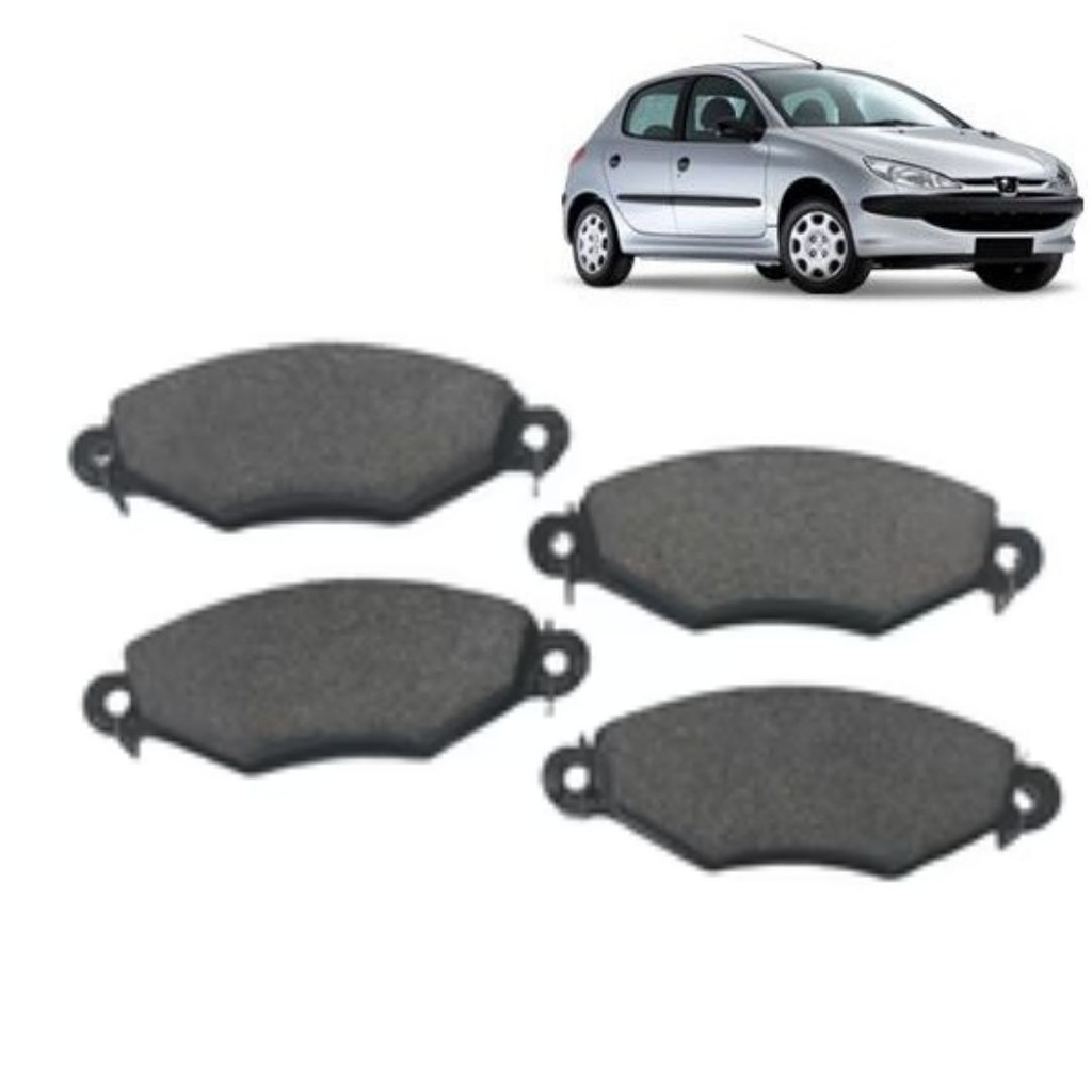 Pastilha Freio Dianteiro Peugeot 206 1.0 16V 2001.. Sistema Bendix