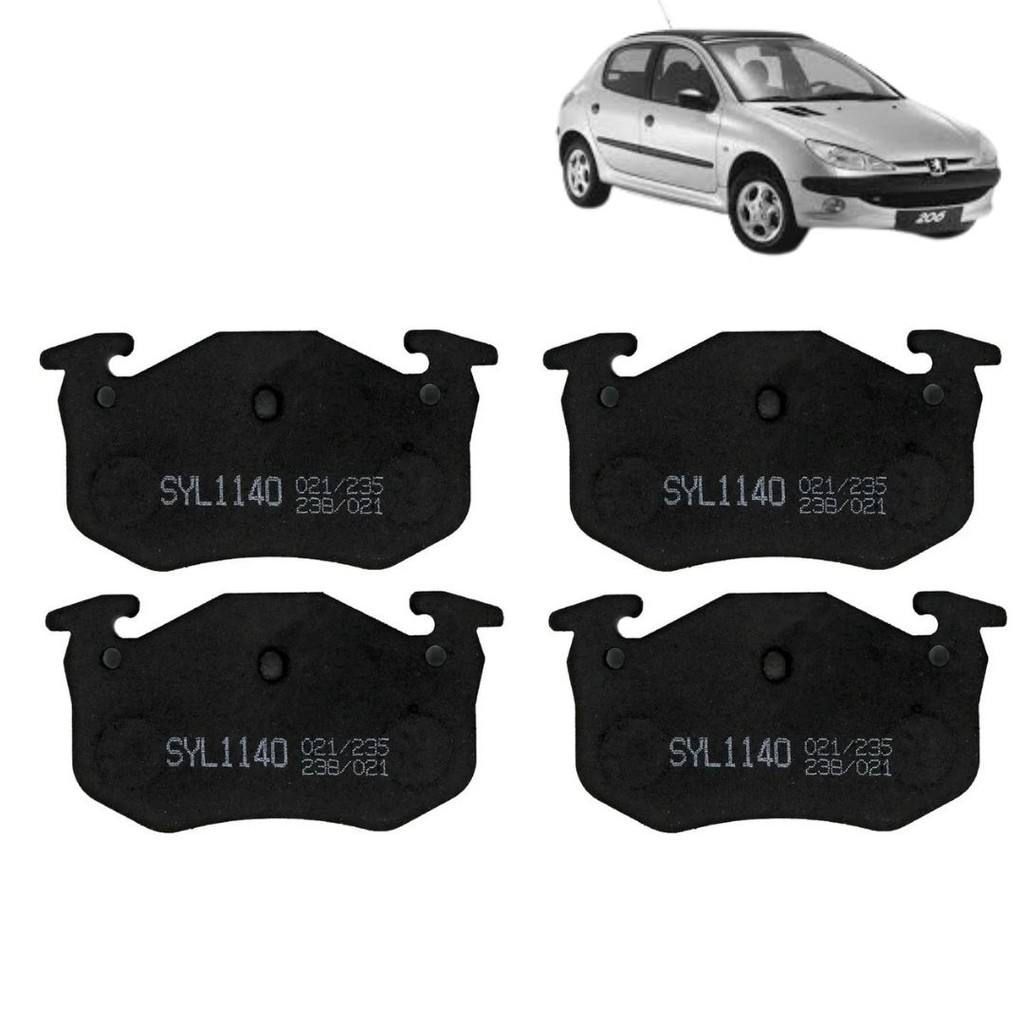 Pastilha Freio Traseiro Peugeot 205 206 Cabriolet 306 Citroen Xsara