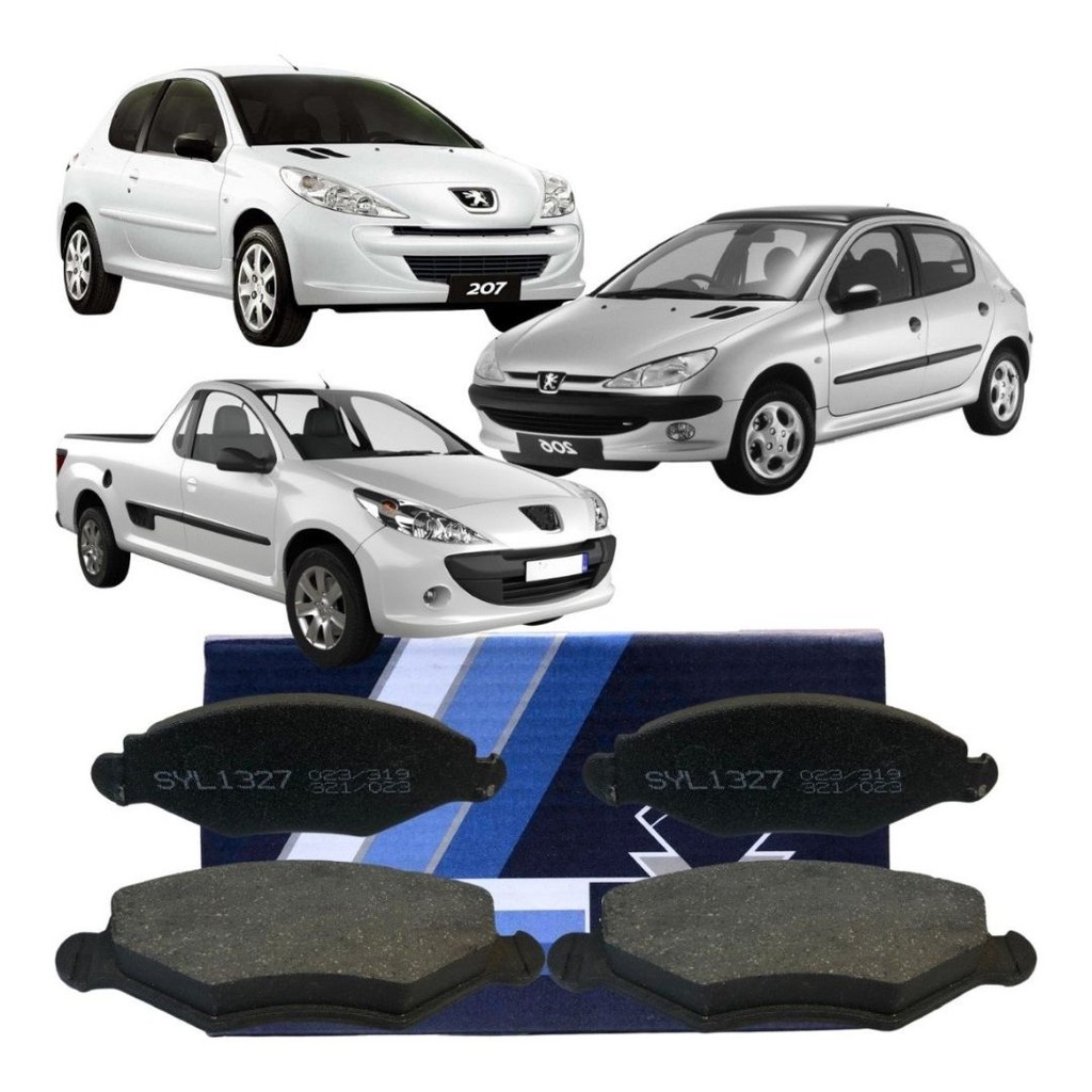 Pastilha Freio Dianteiro Peugeot 206 1.1 1.4 1.6 1.9 1998..