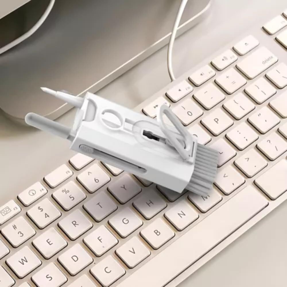 kit Escova limpeza de teclado multifuncional limpeza de espaços apertados Portátil Computador Fones