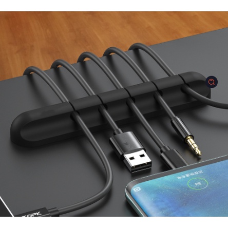 Organizador de cabos de silicone, organizador organizado, enrolador de cabo usb, mouse, fone de ouvido, suporte de cabo