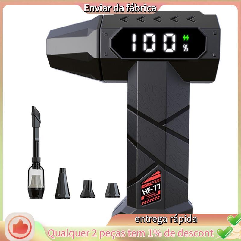Espanador De Ar Comprimido Axial 130000ventilador Rpm 15000mAh Ventilador Poderoso Para Limpeza Doméstica De PC Secador