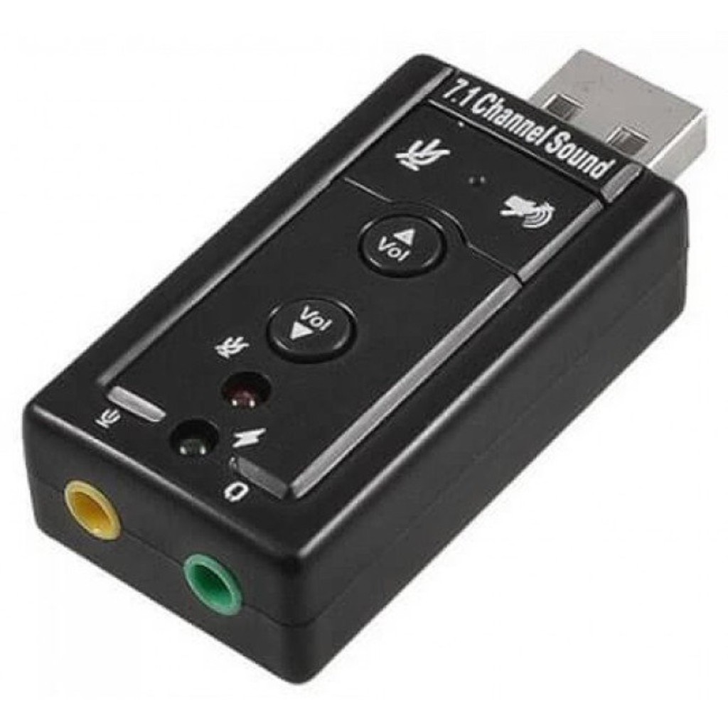 PLACA DE SOM USB 2.0 FONE MAIS MICROFONE P2 CRISTAL SOUND 3D EXTERNA