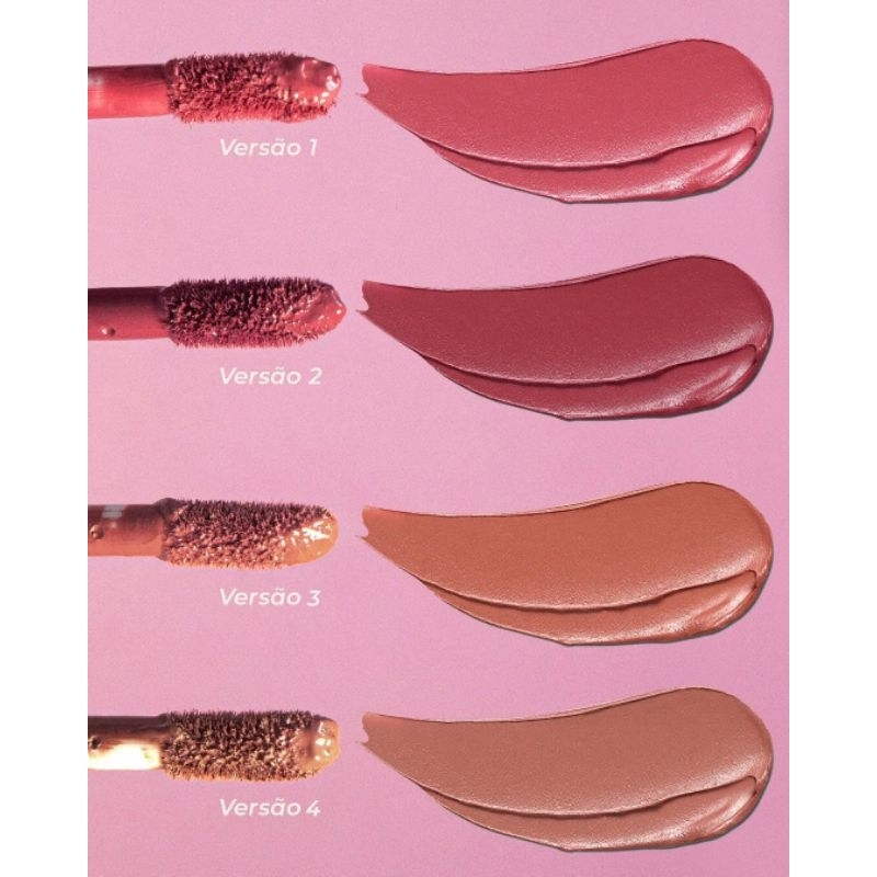 Kit 4 Batons Líquidos Matte Elegance Lips - Sp Colors LANÇAMENTO