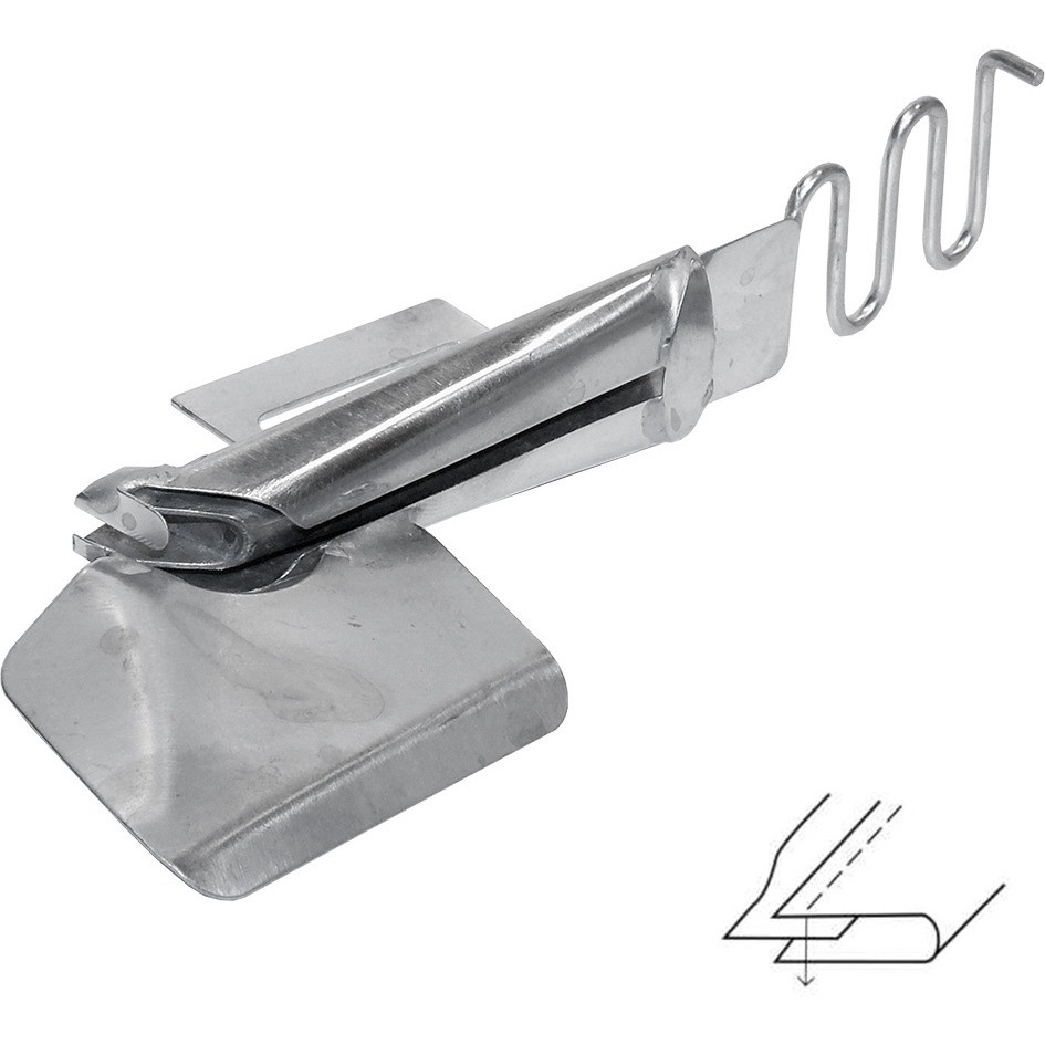 Aparelho Pregar Passar Viés Americano Maquina Costura Reta Industrial 24mm