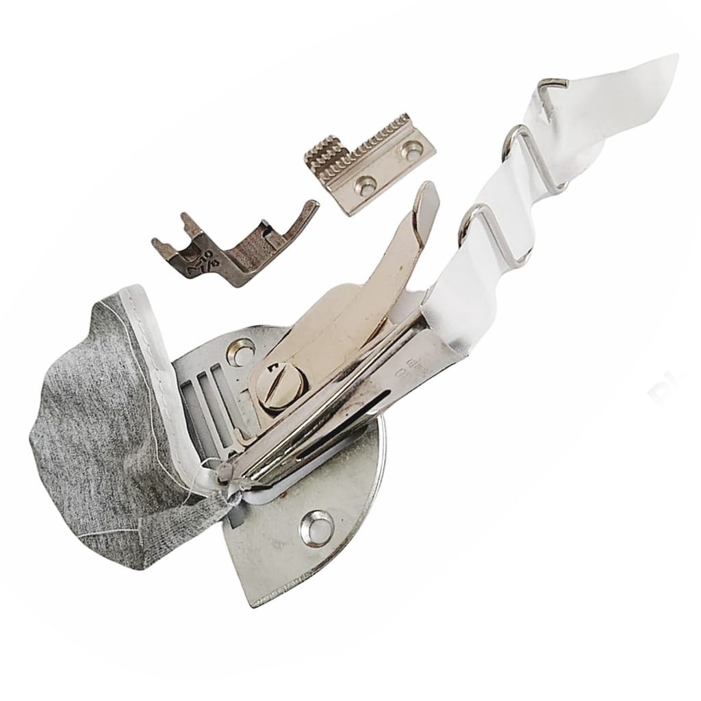 Aparelho Passar Vies  A-10  Completo 2 Dobras  Maquina  Costura Reta industrial 24MM COD: A10X24