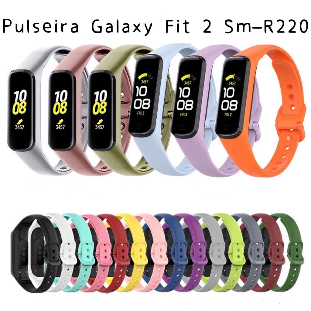 Pulseira De Silicone Para Smartband SAMSUNG Galaxy Fit 2 Sm-R220