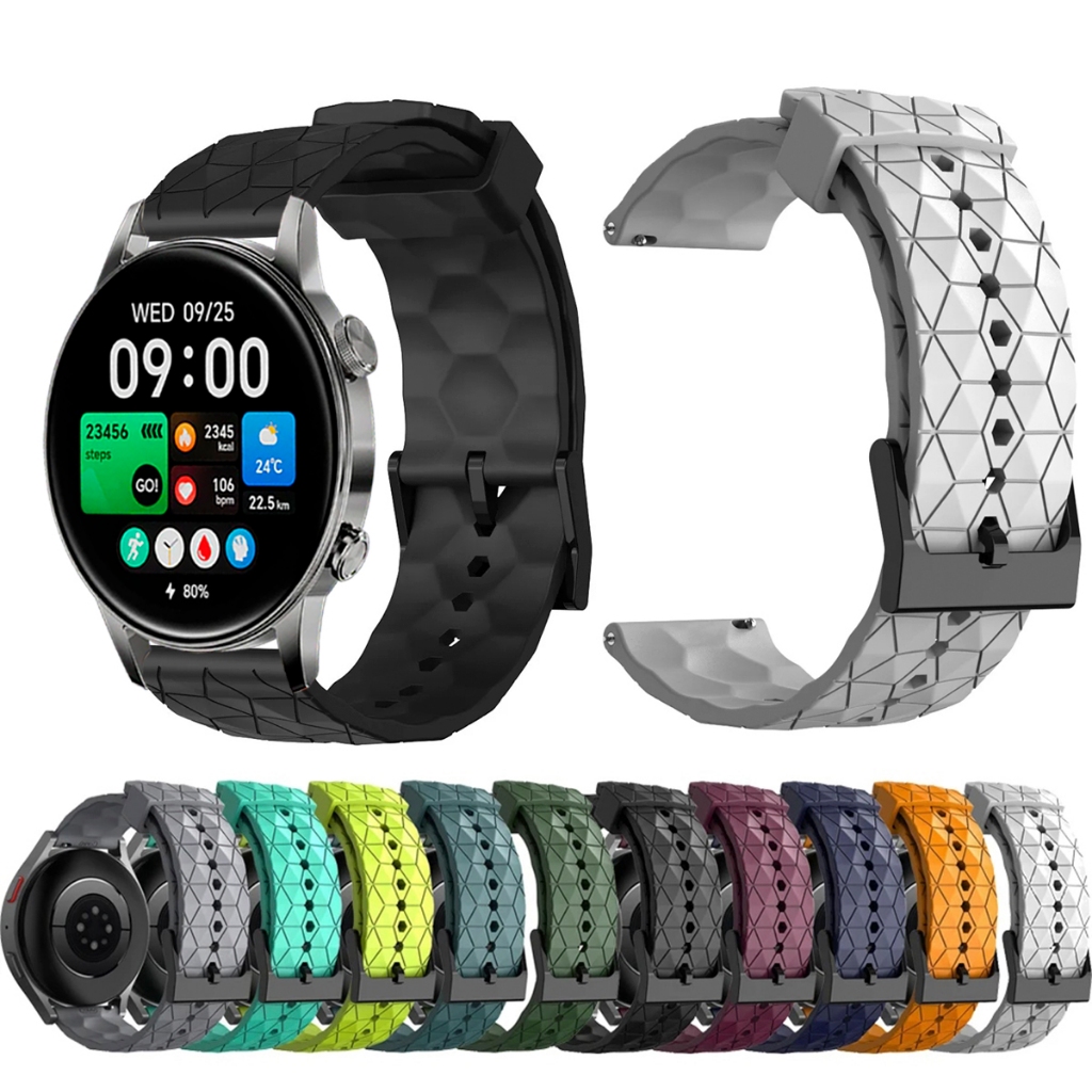 Pulseira 22mm de silicone GEOMETRICA para Smartwatch Blackshark S3