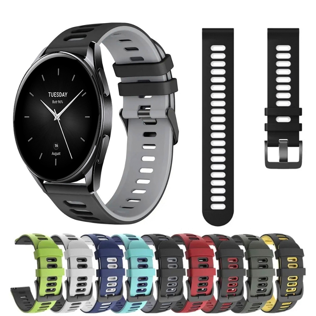 Pulseira 22mm de silicone SPORT para Smartwatch Xiaomi Watch S2