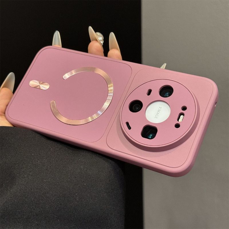 Capa para Telefone Huawei Mate80 Pro Max Mate70, Cor Sólida, Magnética, Textura Mate, Antichoque