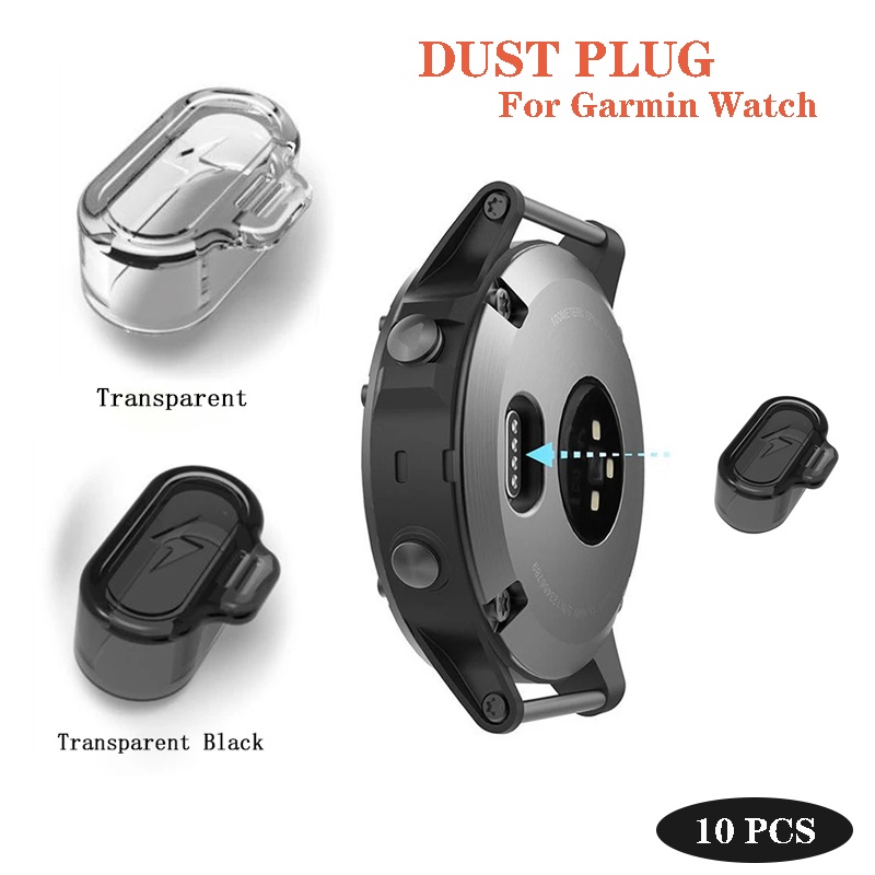 Para Garmin Watch Silicone Anti-Pó Porta Protetora Do Carregador De Plugues À Prova De Fenix 7 6 5/Instinto 2/Venu sq/Forerunner 935/945/45/45S/245/245M/Vivoactive 3