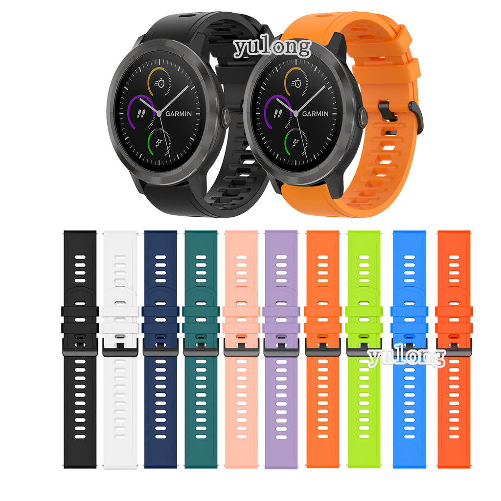Pulseira De Silicone De 20mm 22mm Para Garmin Forerunner 265 255 245 245M 645 645M 55 158 165 Música 970 570 42mm 47mm S