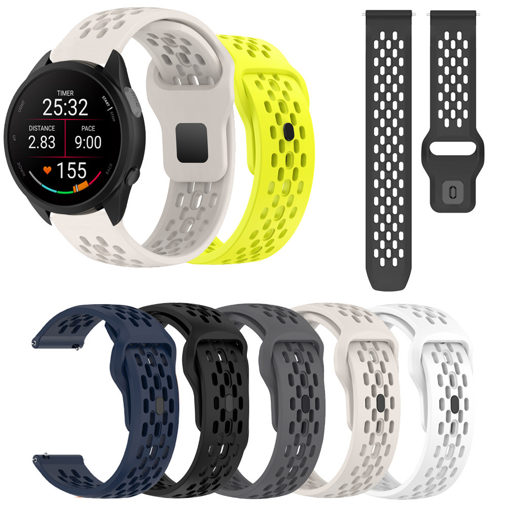 Pulseira De Silicone De 18mm 20mm 22mm Para Garmin Forerunner 265 255 245 255S 265S 245M 645 645M 55 158 165 Música 970