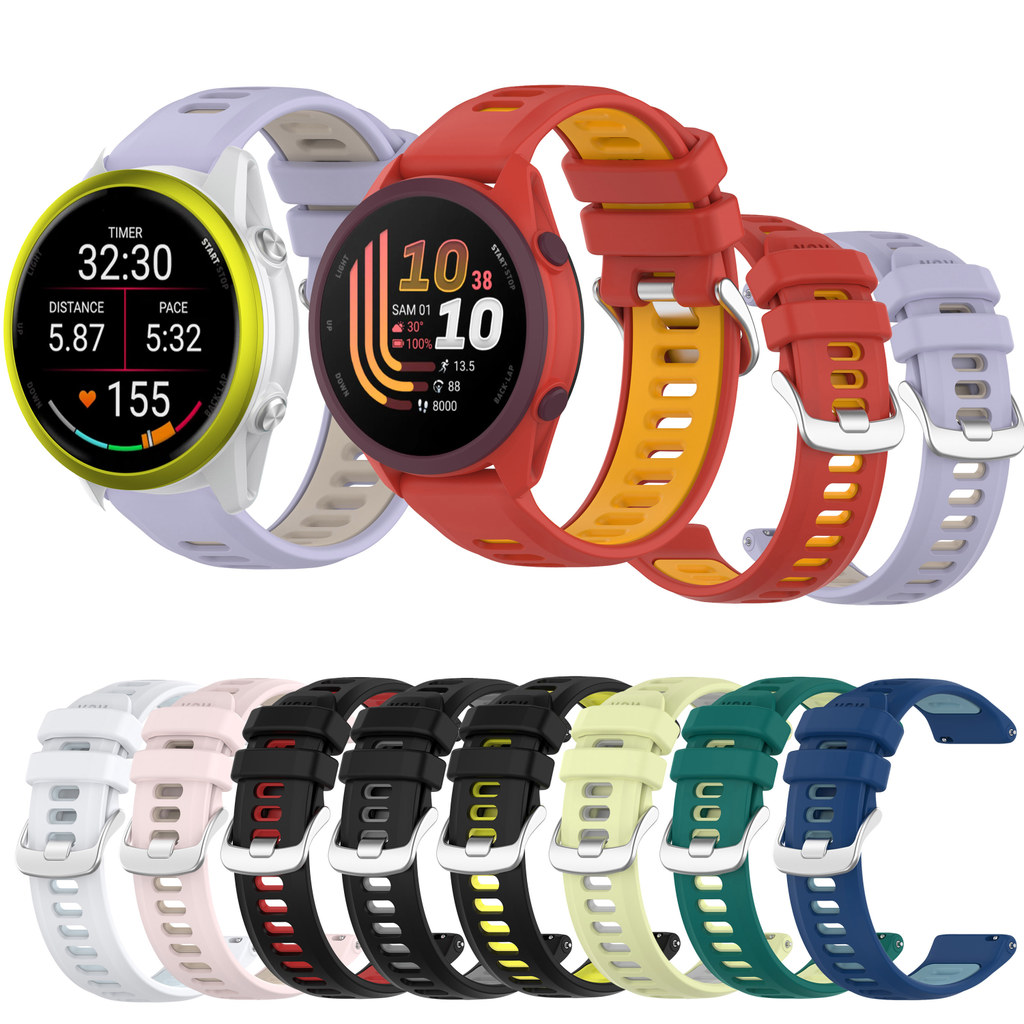 Pulseira De Silicone Para Garmin Forerunner 265 255 70 170 245 245M 645 645M 55 158 165 Música 970 570 42mm 47mm Esporti