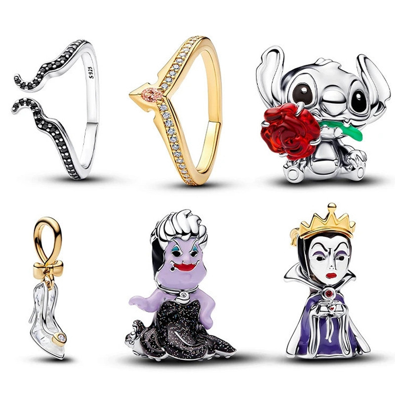 O Mais Recente Charme Da Rainha Do Vilão Em Prata 925 É Adequado Para Pulseiras E Chaveiros De Esterlina 925