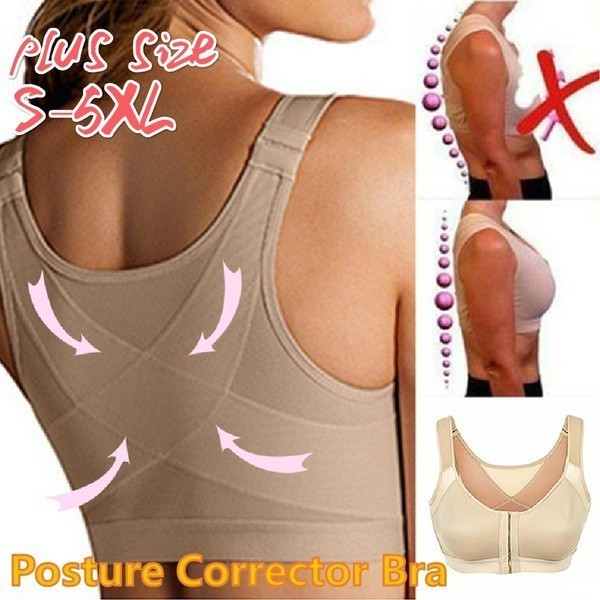 2024 As Mais Recentes Posturas Femininas Sem Fio Sutiã Corretor Volta Suporte Elevador Roupa Interior Yoga XXS-5XL