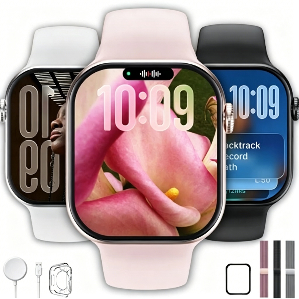 2026 novo estilo S10 mais recente relógio inteligente Ultra série relógio inteligente NFC carregamento sem fio com capa