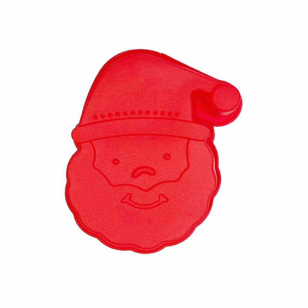Molde Papai Noel Forminha Antiaderente Rosto Silicone Natal