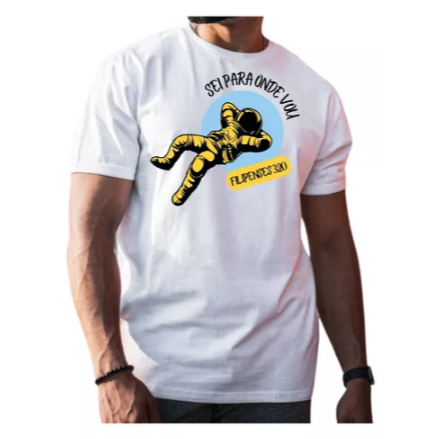 Camiseta Masculina Com Estampa Gospel Sei Para Onde Vou Jesus Religiosa Tecido Premium 100% Algodão