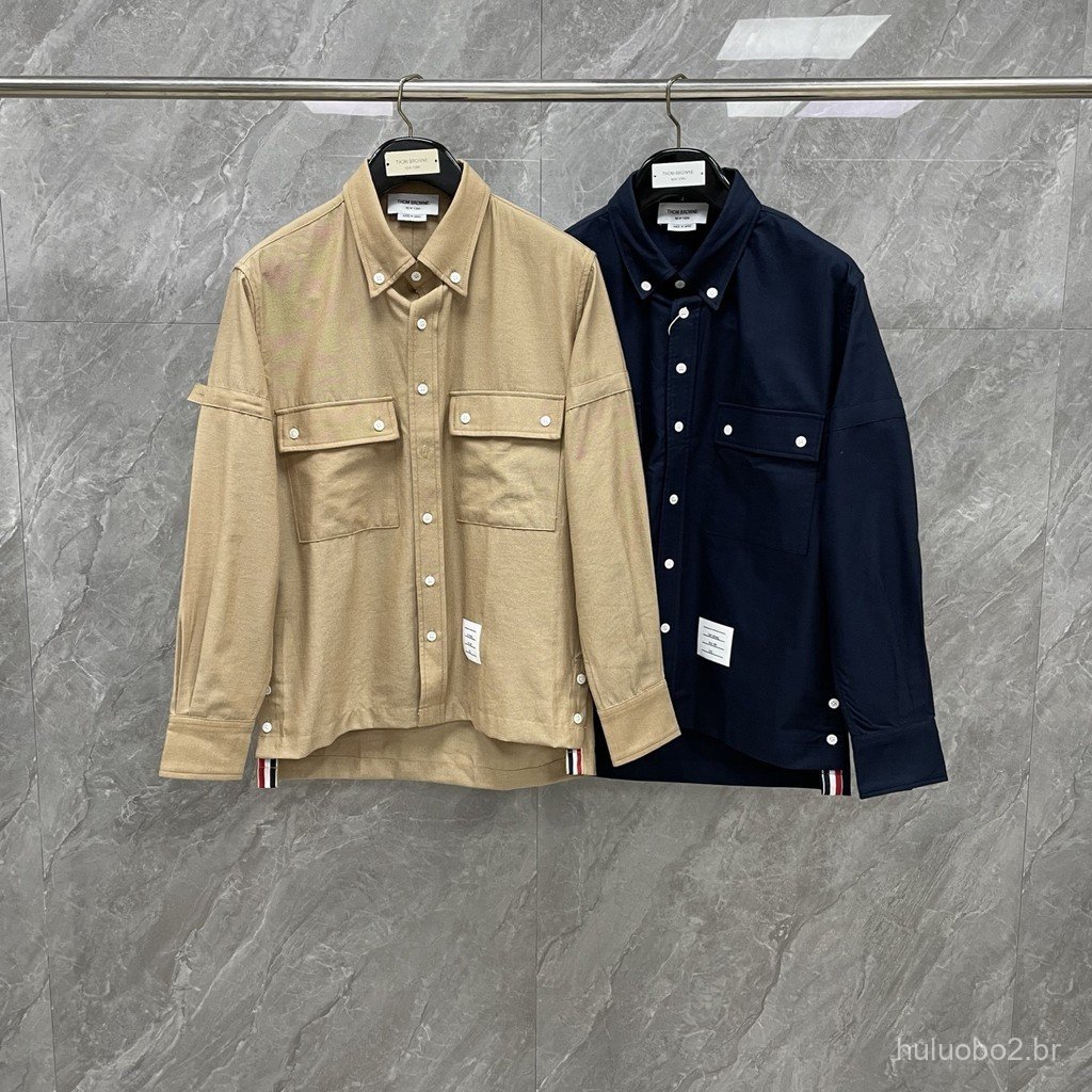 FDMO New Spring Workwear Style OS Long-sleeved shirt with an asymmetrical hem design, stylish, casual, and versatile