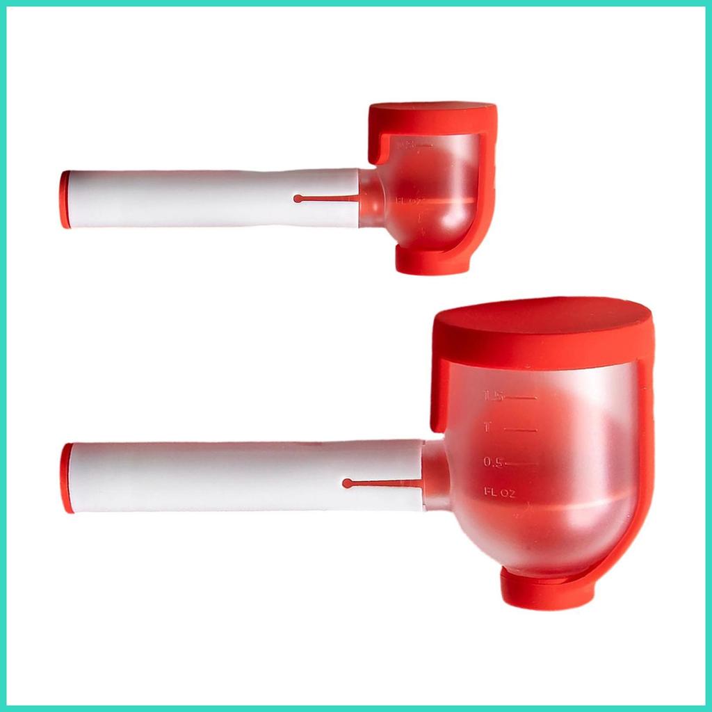 Conjunto De Colher De Funil De Pó 70ml 25ml 2 Peças Ferramenta Para Alimentos Em Novos Pais Adultos Homens Refeição ning