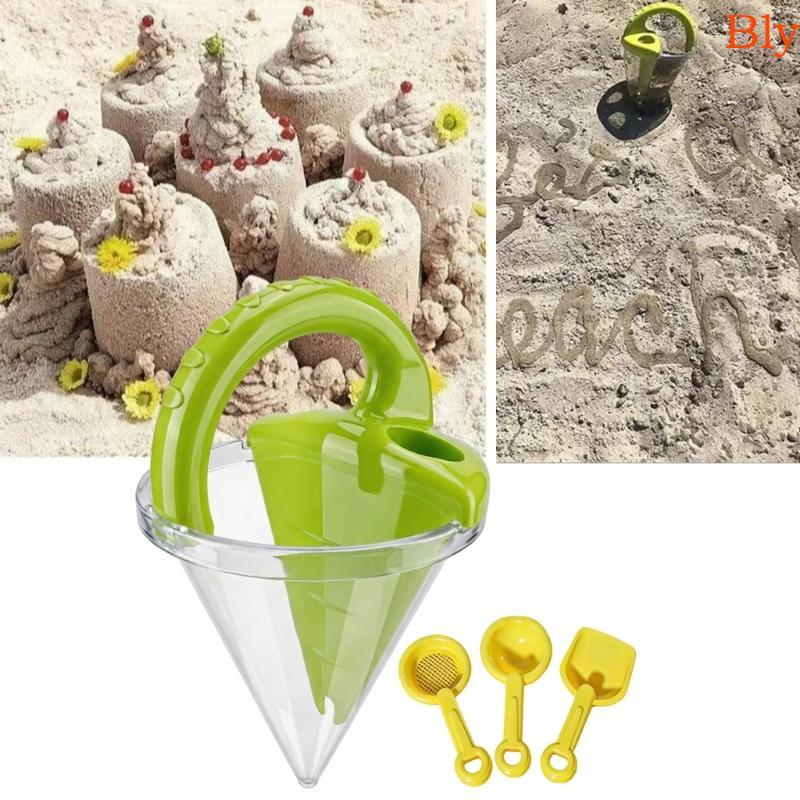 Conjunto Brinquedos Areia Funil Bly Para, Brinquedo Ar Brincar Praia E Qu