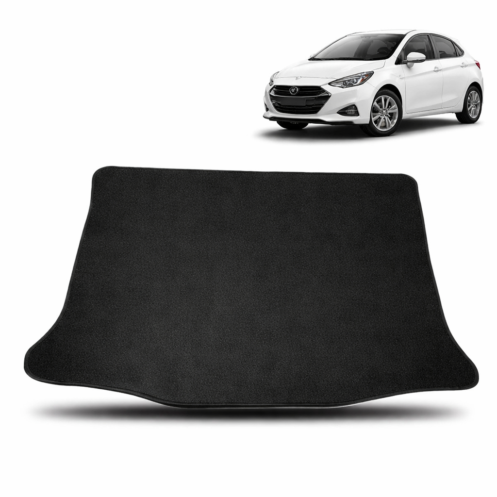 Tapete Porta Malas flexível  Etios Hatch 2012 2013 2014 2015 2016 2017 2018 2019 2020 Pvc Preto