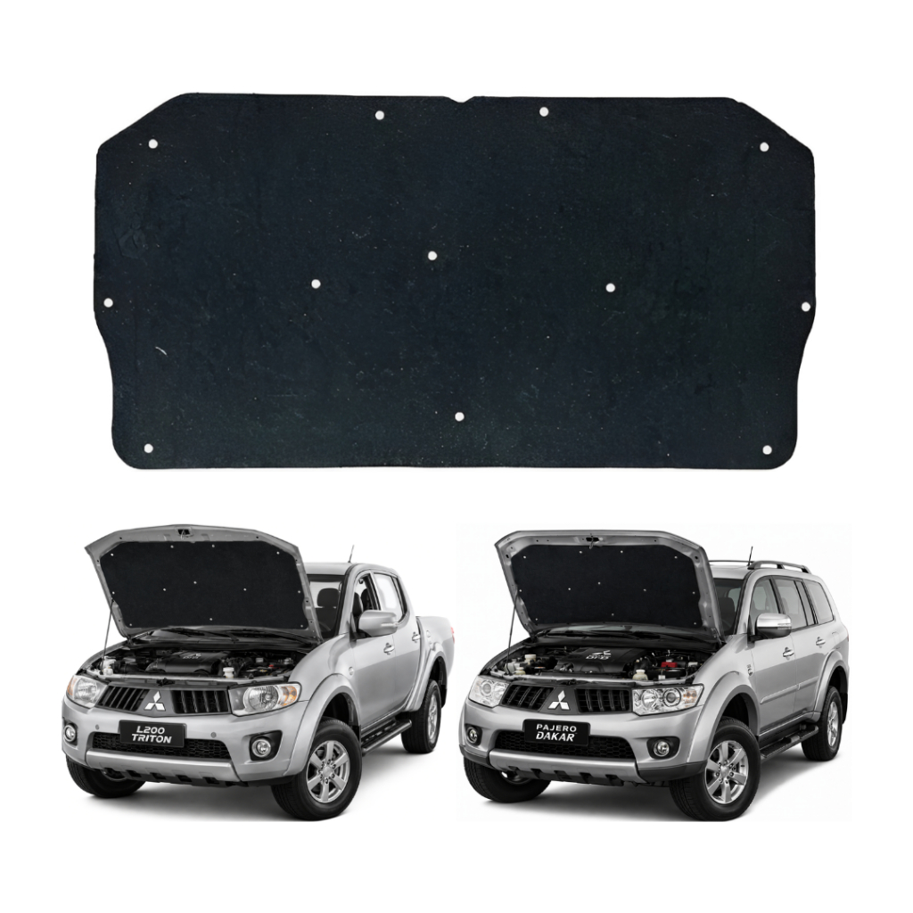 Manta Forro Capô L200 Triton Pajero Dakar 2007 2008 2009 2010 2011 2012 2013 2014 2015 Capuz Capus