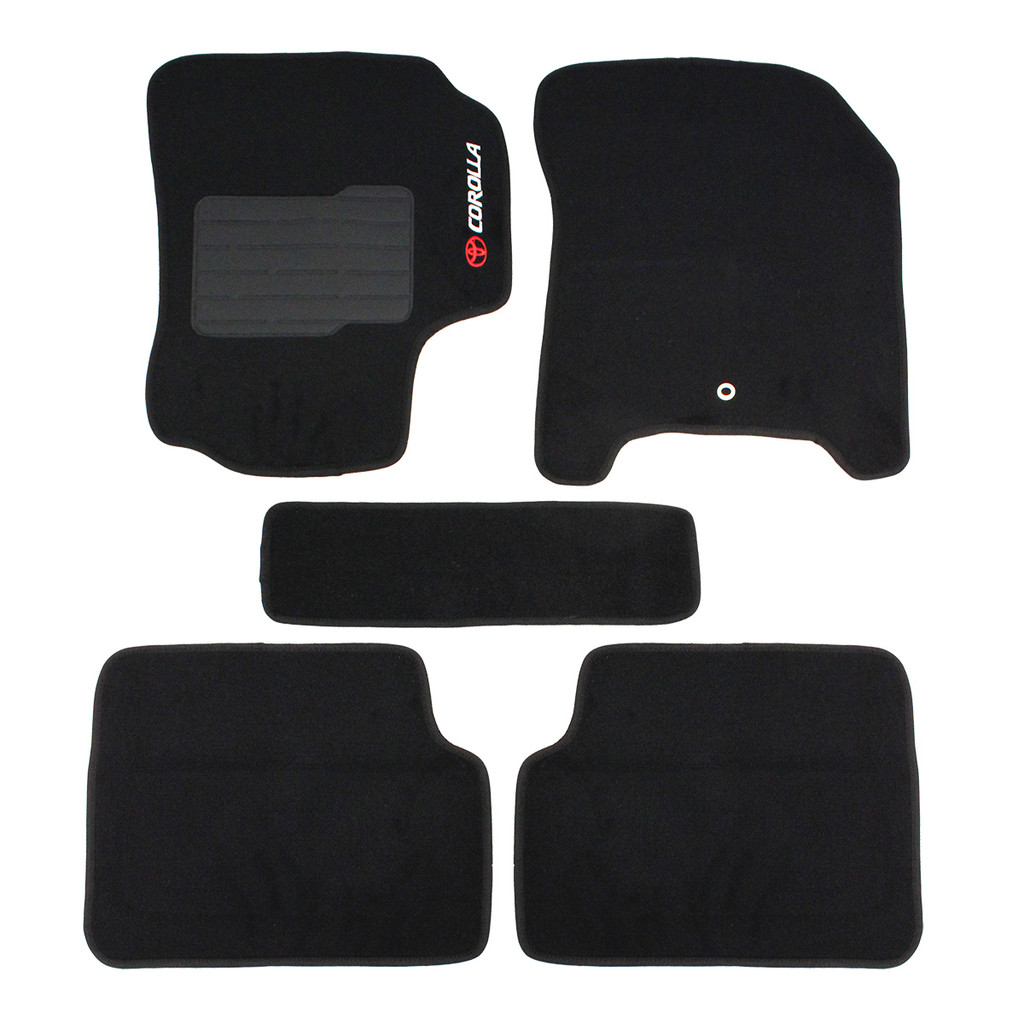 Tapete Bordado Corolla 5 Peças 2009 2010 2011 2012 2013 2014