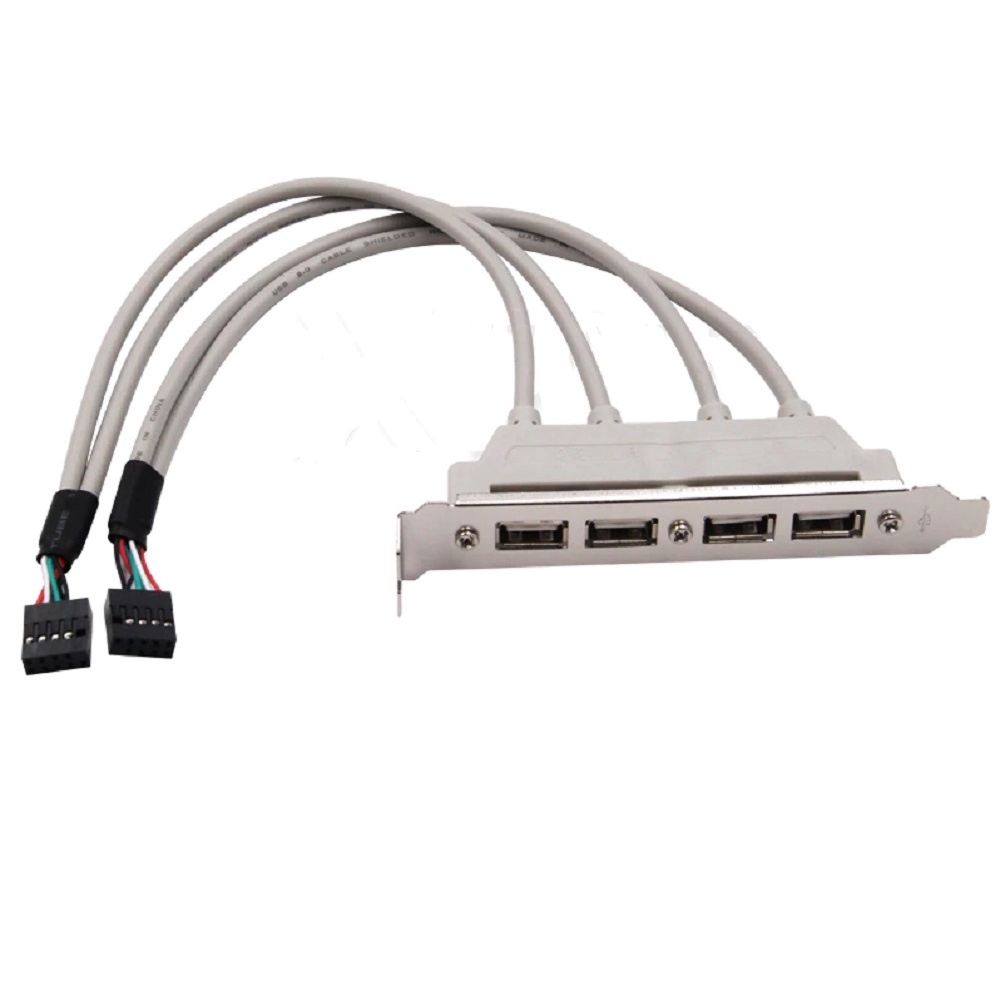 Hub Usb 2.0 Traseiro Com 4 Portas 9pinos Placa Mãe