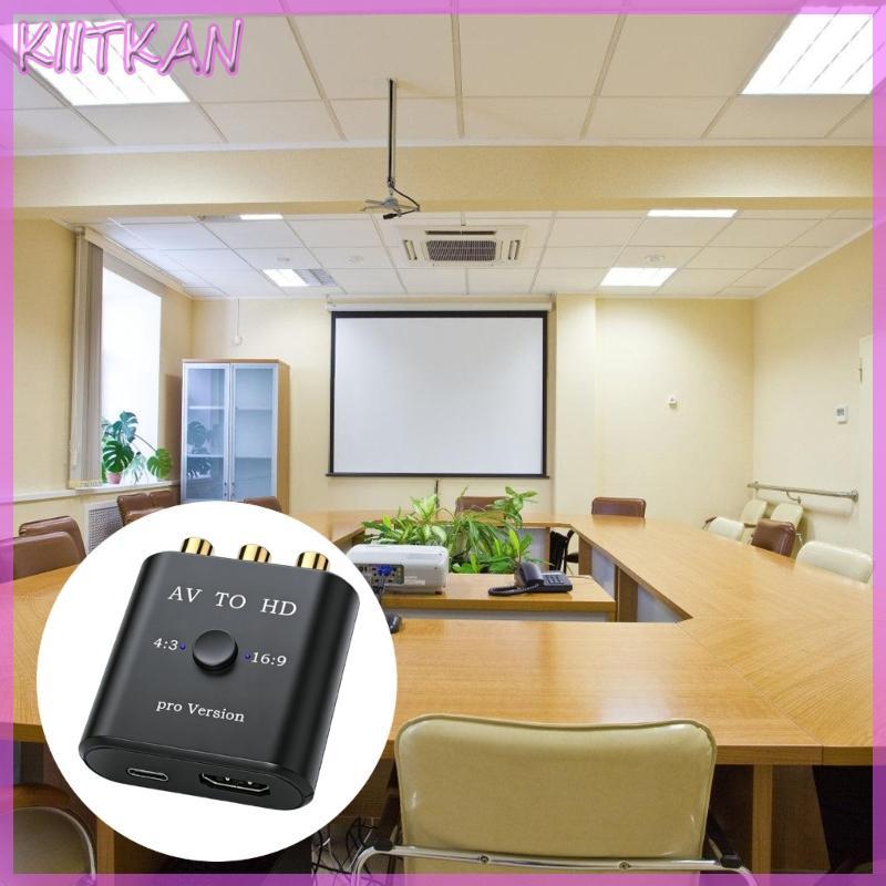 Adaptador KIITK HDTV Para Consoles Jogos VCR Converte Sinal Resolução 1080P