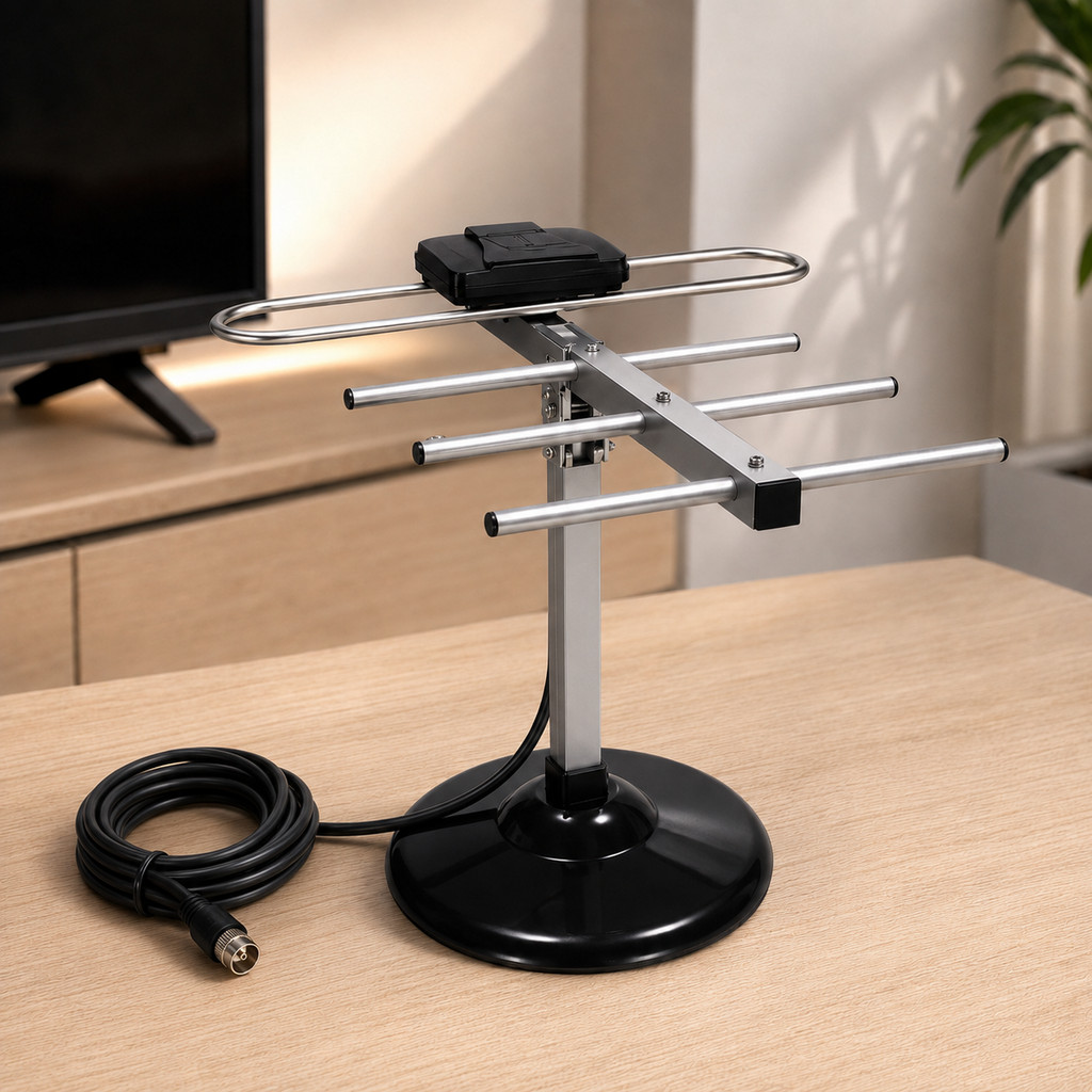 Antena Digital Interna Externa Para TV Com Cabo 5M Garantia Nota fiscal HDTV Copa do mundo jogo do brasil